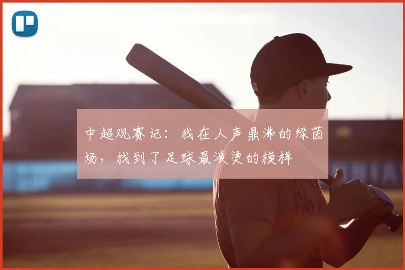 中超观赛记:我在人声鼎沸的绿茵场,找到了足球最滚烫的模样